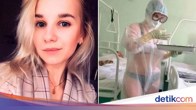 Perawat Viral Pakai Bikini di Balik APD Transparan Kini Perawat Viral Pakai Bikini di Balik APD Transparan Kini