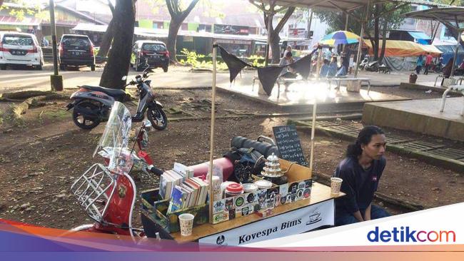 Jualan Kopi Pakai Vespa, Bisnis Kuliner Unik Buat Tarik