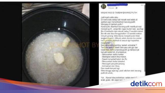 Masak Nasi Pakai Bawang Putih Bisa Cegah Penyakit Jantung?