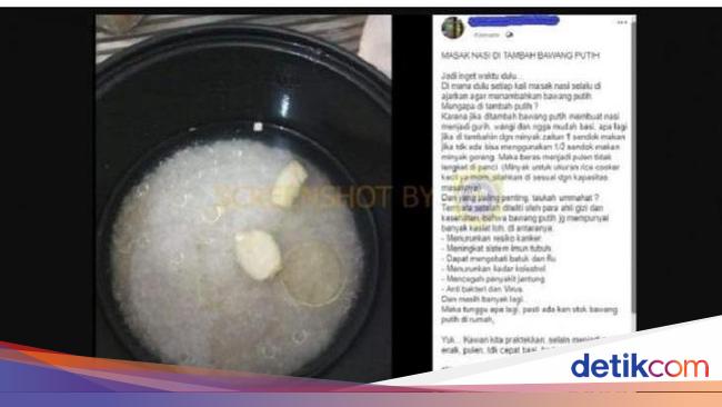 Masak Nasi Pakai Bawang Putih Bisa Cegah Penyakit Jantung? Masak Nasi Pakai Bawang Putih Bisa Cegah Penyakit Jantung?