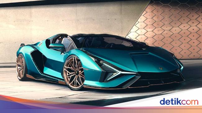 Wujud Lamborghini  Sian Atap Terbuka Seharga Rp 53 M