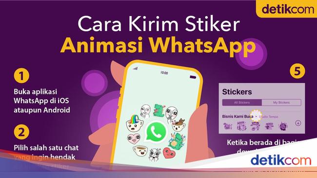 Cara Kirim Stiker Animasi WhatsApp Cara Kirim Stiker Animasi WhatsApp