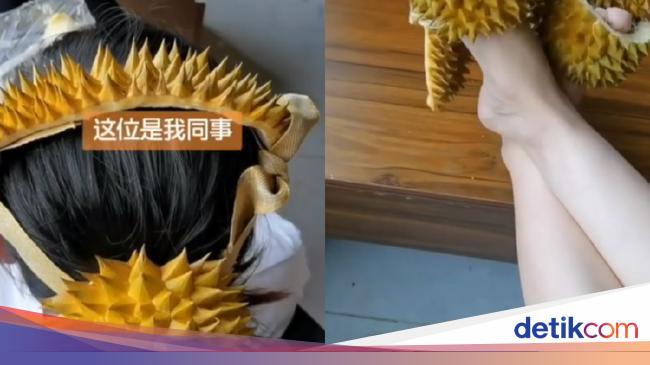 Kelewat Kreatif Kulit  Durian Dijadikan Bandana hingga Sandal 
