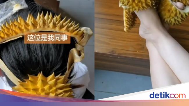 Kelewat Kreatif Kulit Durian Dijadikan Bandana hingga Sandal Kelewat Kreatif Kulit Durian Dijadikan Bandana hingga Sandal