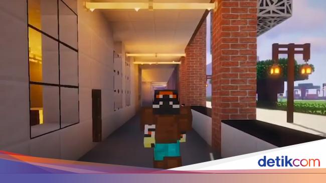 Rindu Kuliah Mahasiswa Ini Bikin Kampus Versi Minecraft