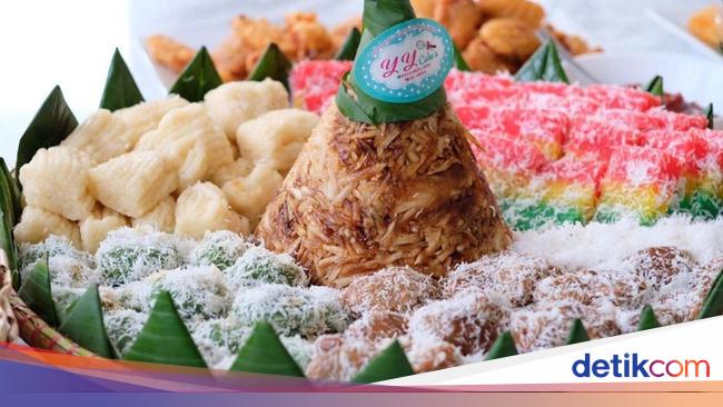 Tampil Modis Di Sini Bisa Beli Tumpeng Kue Basah Yang Cantik