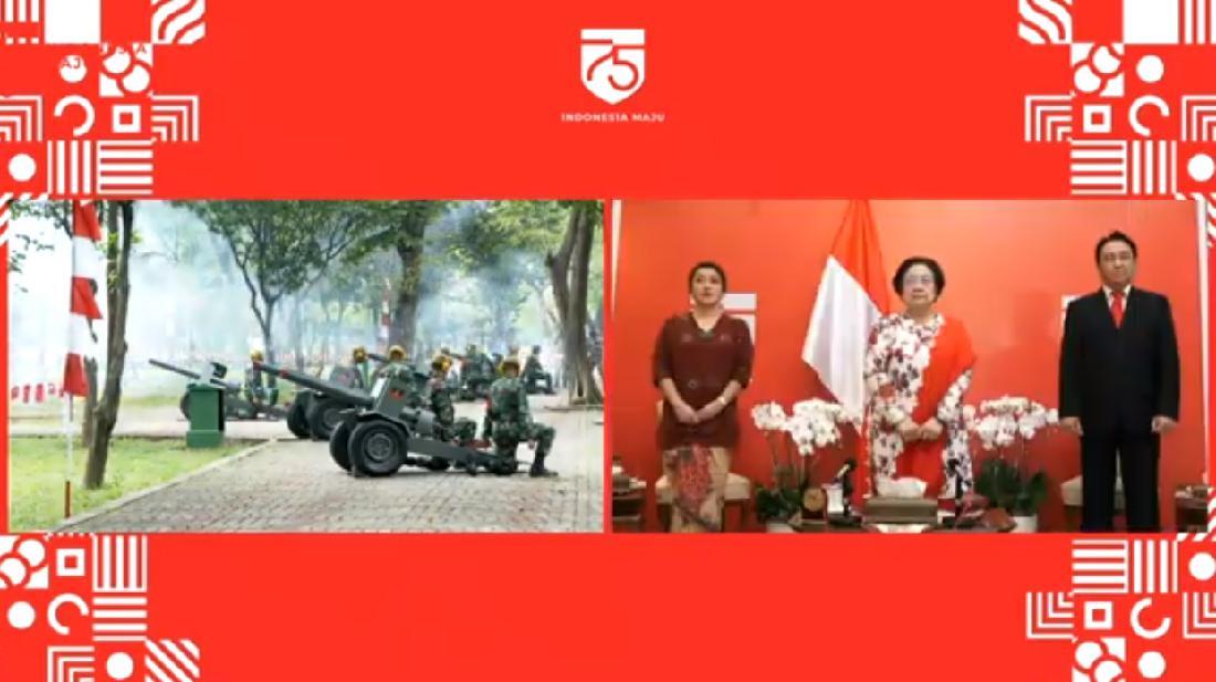 Megawati Hingga JK Hadiri Upacara HUT RI Ke-75 Secara Virtual