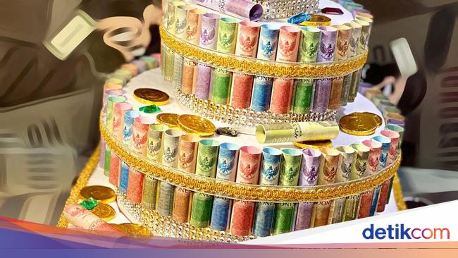 Sultan! Kue Tema Uang Ini Bisa Jadi Kado Ultah Mewah - Foto 2