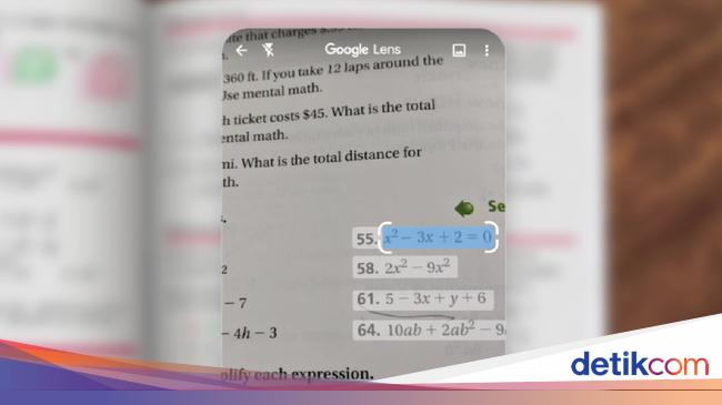 Pinter Banget Google Lens Bisa Kerjakan Soal Matematika Pinter Banget Google Lens Bisa Kerjakan Soal Matematika