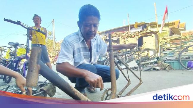 Pengepul Sepeda  Rongsok Asal Cirebon  Mendapat Berkah di 