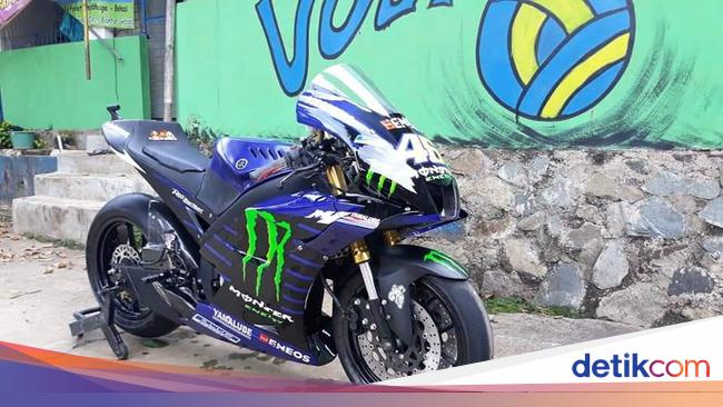 Ngebet MotoGP Ini Penampakan Vixion yang Dimodifikasi ala 