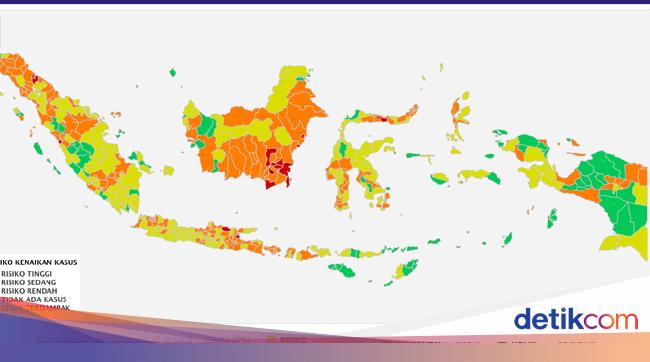 Daftar Lengkap Zona Corona Di Indonesia Per 23 Agustus 2020