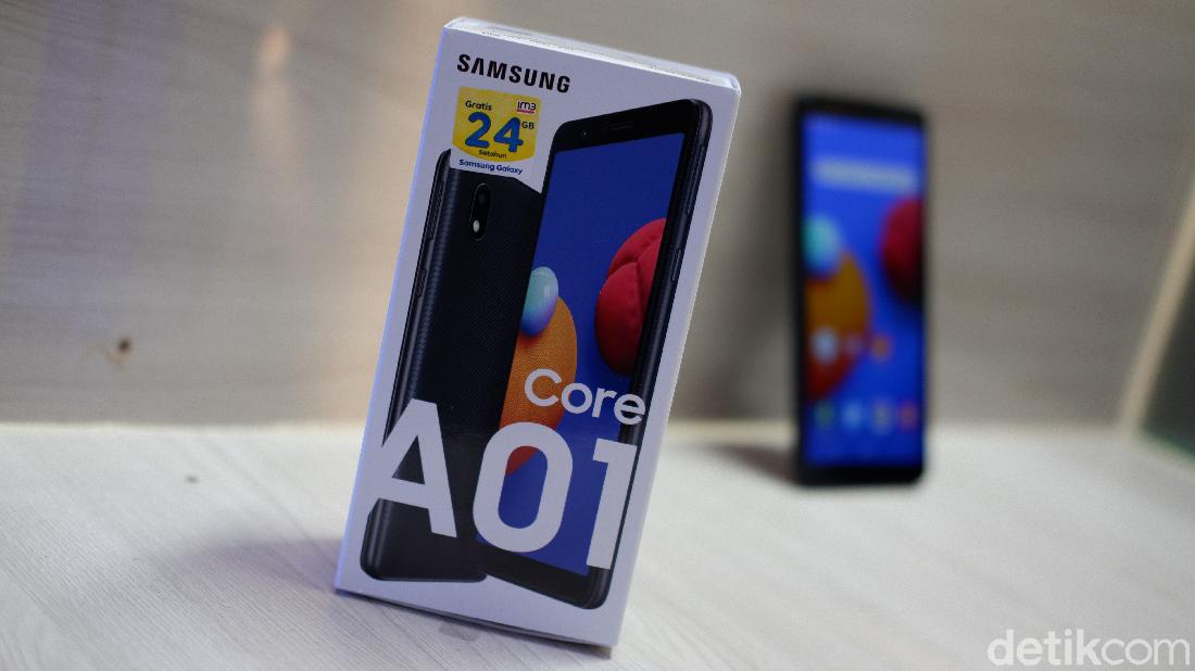 Galaxy A01 Core, Ponsel Rp 1 Juta Teman Belajar Online