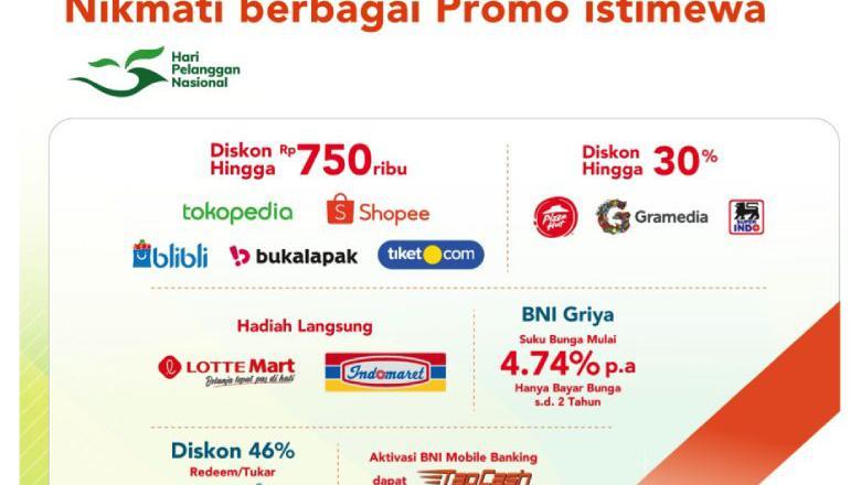 Hari Pelanggan Nasional, Ini Ragam Promo Istimewa Dari BNI