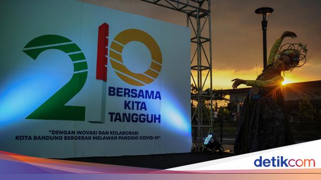 Penampakan Logo  Hari Jadi Kota  Bandung  ke 210