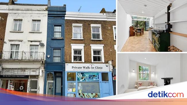 Foto Penampakan Rumah  Tersempit di  London Bagian Dalamnya 