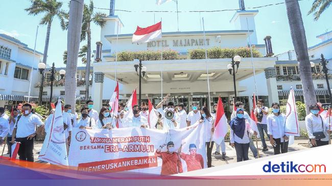 Taruna Merah Putih Surabaya Deklarasi Dukung EriArmuji