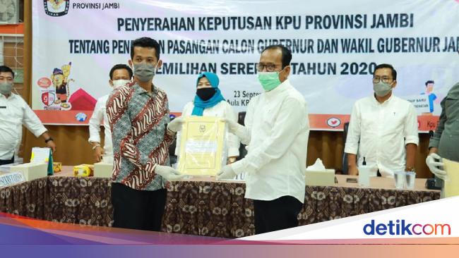 Kpu Resmi Tetapkan 3 Paslon Di Pilgub Jambi Termasuk Petahana
