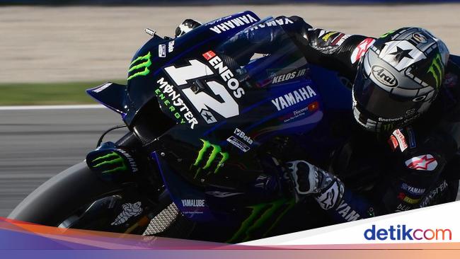 Vinales Motor Yamaha Susah Dipakai di Trek Basah Vinales Motor Yamaha Susah Dipakai di Trek Basah