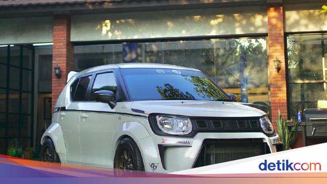 Modif Suzuki  Ignis Makin Ganas dengan Konsep Time Attack
