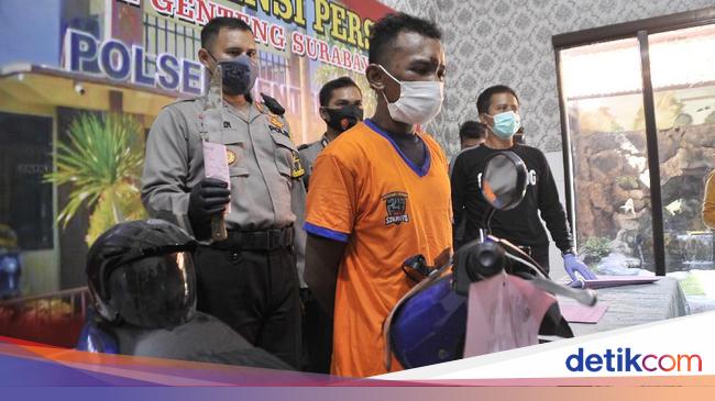 Pelaku Pembegalan Driver Ojol di  Surabaya  Seorang Residivis