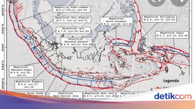 5 fakta potensi gempa m8,7 di jakarta, bisa sebabkan tsunami hingga 20 meter