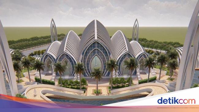 Ridwan Kamil Desain Masjid Bertema Seribu Bulan Sabit di Ridwan Kamil Desain Masjid Bertema Seribu Bulan Sabit di