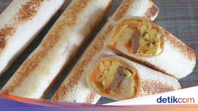 Pakai 3 Bahan Bisa Bikin Kebab Roti Isi Telur dan Sosis Pakai 3 Bahan Bisa Bikin Kebab Roti Isi Telur dan Sosis