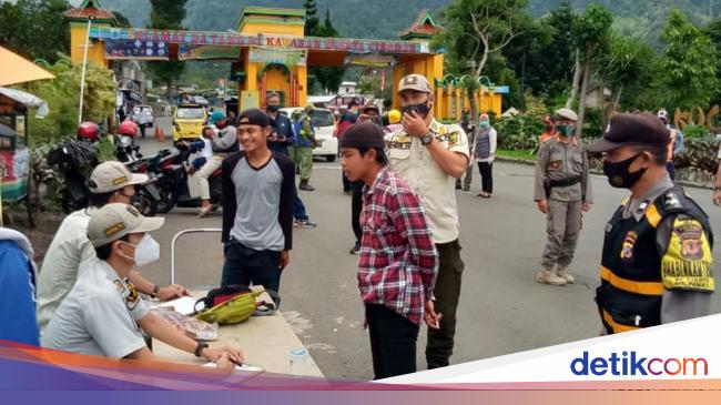 Tak Pakai Masker, 134 Wisatawan Terjaring Razia di Cianjur