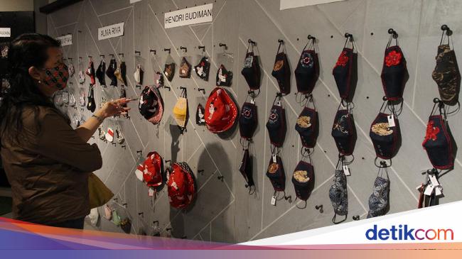 Ratusan Desain  Masker Unik  Mejeng di  Pameran Masker Indonesia