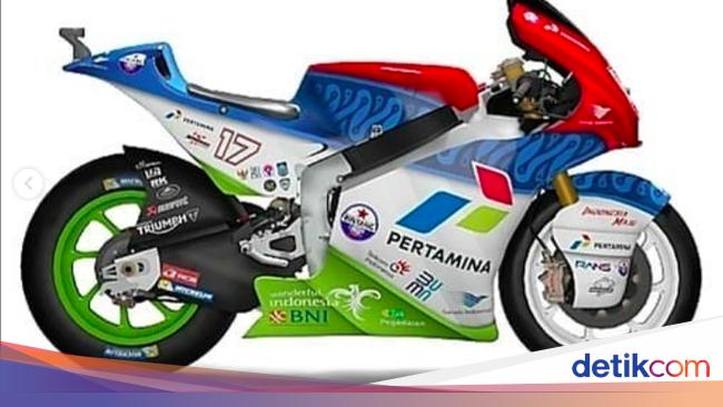 Mandalika Racing Team Pamer Desain Motor Balap Ada Motif Batiknya