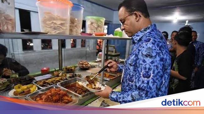 Anies Baswedan Hobi Makan di Warteg  dan Warung Tenda