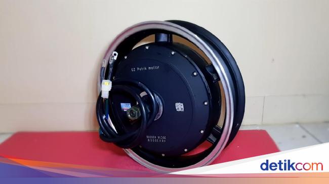 Motor Bensin Dimodifikasi Jadi Motor Listrik, Pakai 3 Komponen Ini