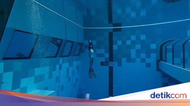 Foto Ini Dia Kolam Renang Terdalam  di Dunia