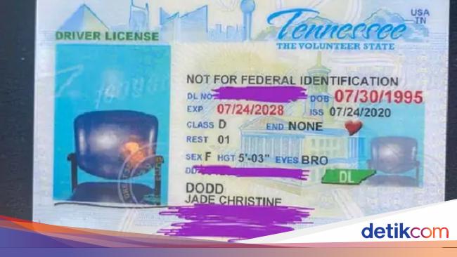 Kocak Abis! Foto SIM Wanita Ini di Luar Dugaan, Nggak Ada ...