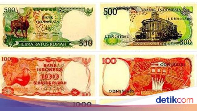 Penampakan Uang Rupiah yang Dicabut dari Peredaran
