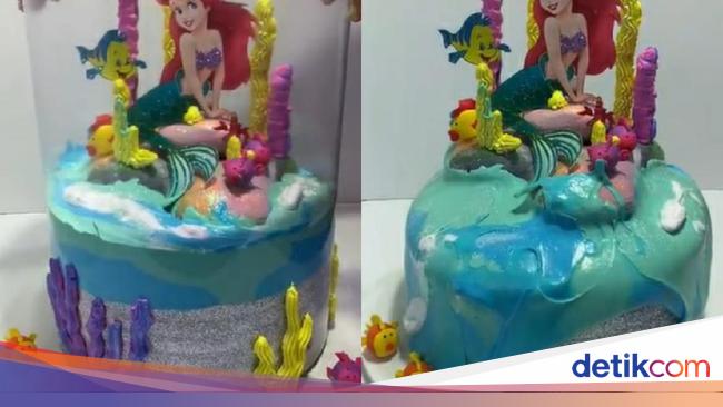 Tsunami Cake Tren Tawarkan Sensasi Meluber Saat Kue Disajikan