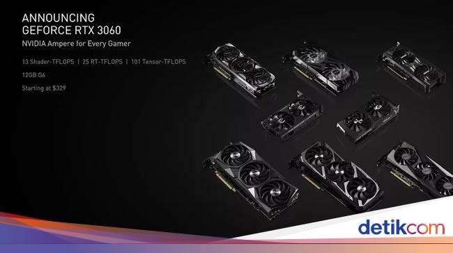 Nvidia shows off at CES 2021, from RTX 3060 to RTX 3080 for laptops