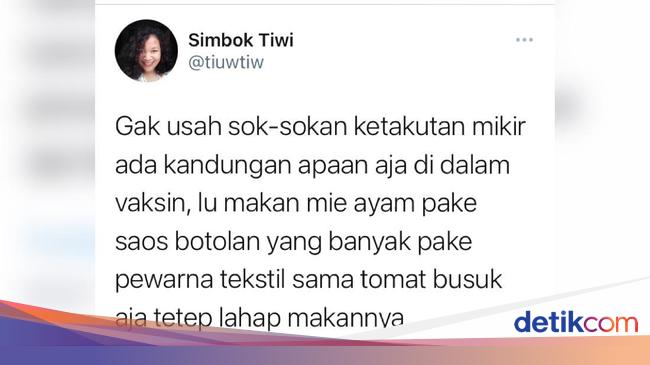 Mak Jleb Sindiran Viral Untuk Penolak Vaksin Ini Bikin Ngakak Mak Jleb Sindiran Viral Untuk Penolak Vaksin Ini Bikin Ngakak