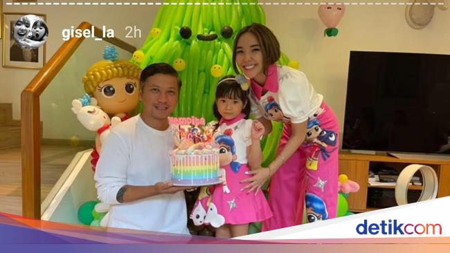 Gisel Expresses That Happiness Can Celebrate Gempita S Birthday With Gading Marten Netral News