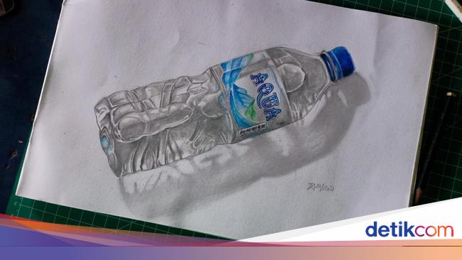 5 Jam Gambar Botol Air Mineral Pria Ini Viral Dan Banjir Pujian