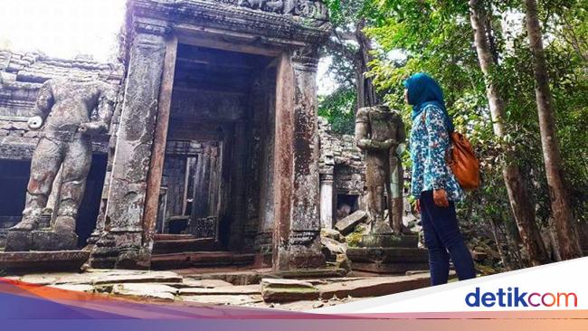 Megahnya Angkor Wat Dan Kuil Bersejarah Di Siem Reap Kamboja 