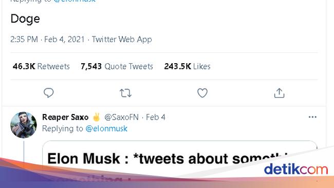 Elon Musk Nge Tweet Trading Dogecoin Melesat 50 Elon Musk Nge Tweet Trading Dogecoin Melesat 50