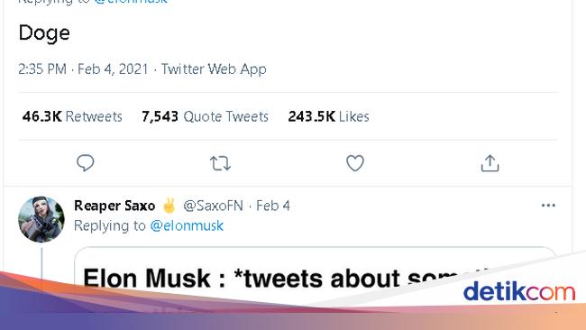 Elon Musk Nge Tweet Trading Dogecoin Melesat 50 Elon Musk Nge Tweet Trading Dogecoin Melesat 50