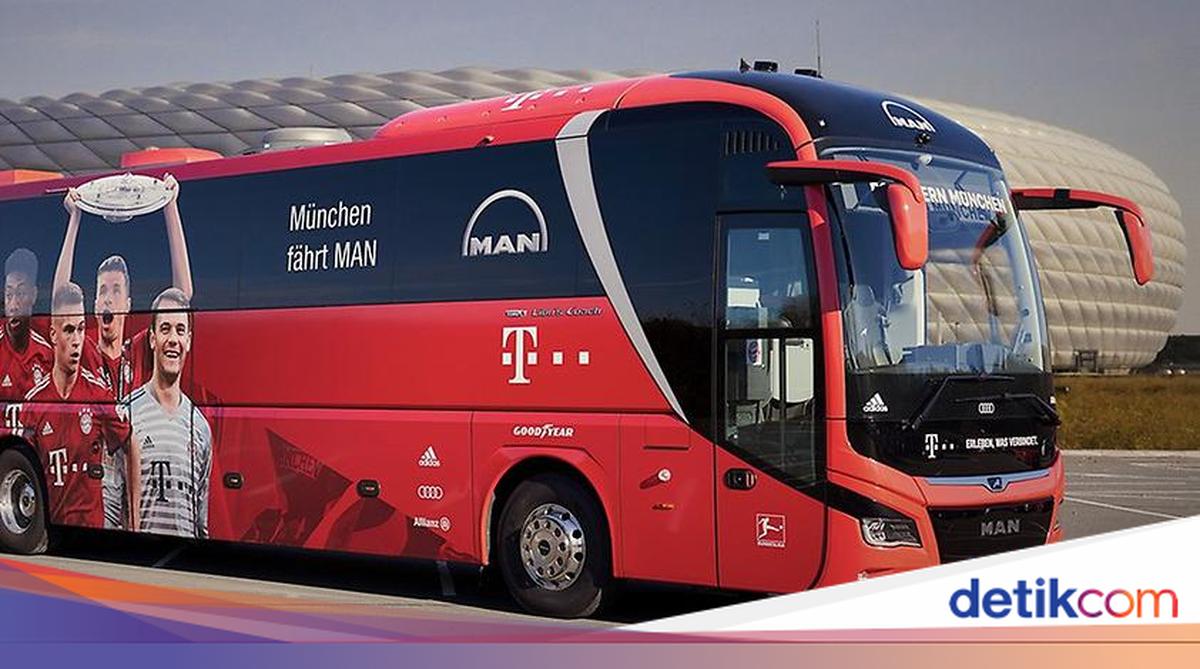 Intip Bus Mewah Milik Klub Sepakbola Besar Eropa