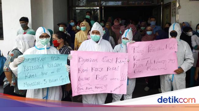 Karyawan Rs Permata Bunda Medan Gelar Aksi Tuntut Bayar Gaji Yang Ditunggak