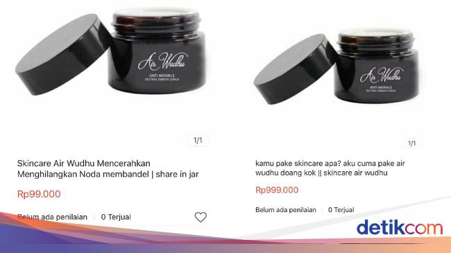 Harga Skincare Air Wudhu