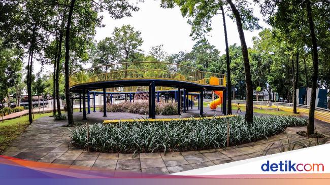 Penampakan Taman Puring Usai Dibuka Lagi untuk Umum