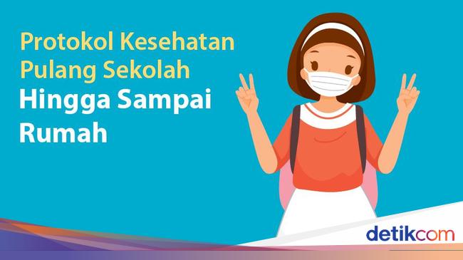 Pulang Sekolah Tatap Muka Jangan Lupa Terapkan Protokol Kesehatan Ini<script async src=