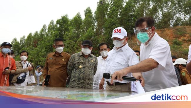 Tugu Titik Nol IKN di kawasan ibu kota negara baru